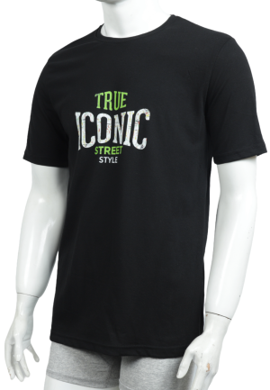 Tricou bărbați cu imprimeu TRUE ICONIC – croială lejeră