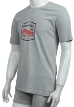 Tricou bărbați cu imprimeu WHEEL ANGEL – croială lejeră