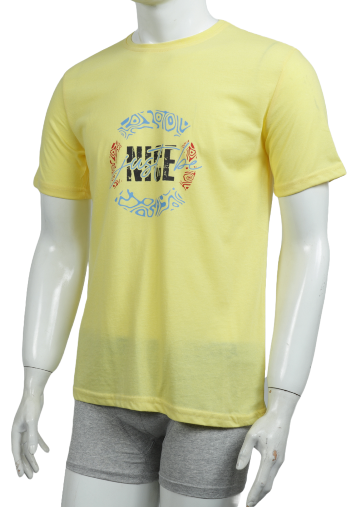 Tricou bărbați cu imprimeu NICE – croială lejeră