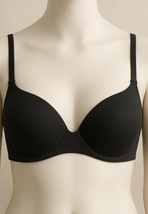 Sutien dama Bella Donna cu burete si push up, bretele detașabile, culoare negru