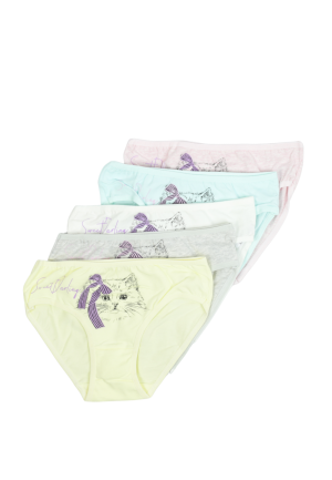 Set 5 chiloți fetițe – culori diverse