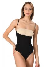Body modelator dama, material elastic si respirabil de culoare negru