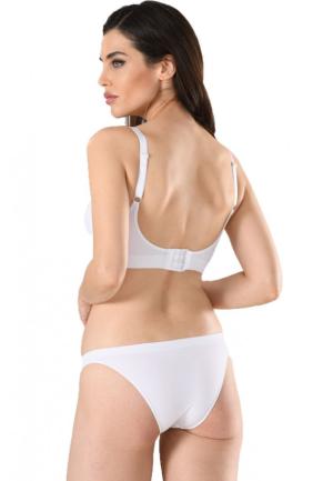 Sutien dama minimizer, material lejer, culoare alb