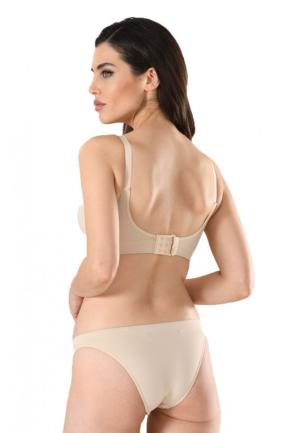 Sutien dama minimizer, material lejer, culoare bej