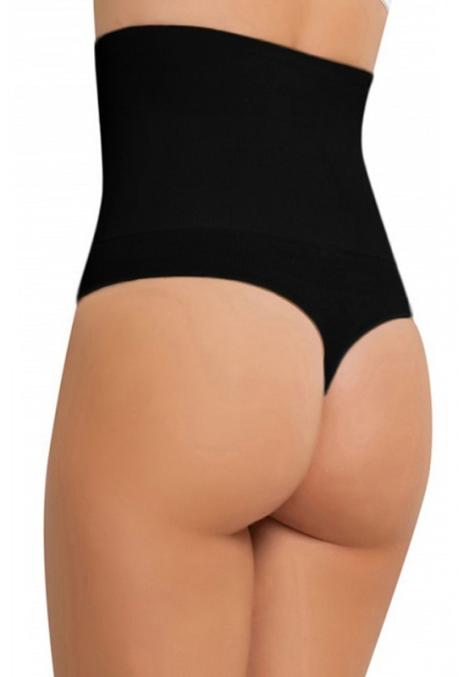 Burtieră Modelatoare cu Chilot Tanga NBB, Negru