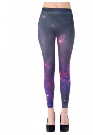 Colanți Penti Galaxy Mov – Design cosmic, material subțire și confort total