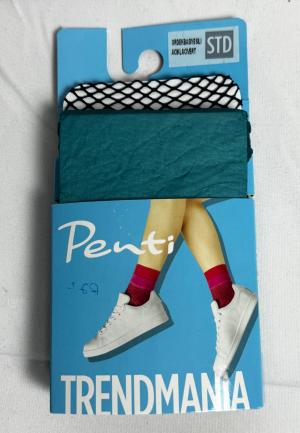 Set șosete scurte Penti Trendmania– Dublu strat (dres verde + plasă albastră)