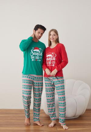 Pijama Cuplu Crăciun - Santa