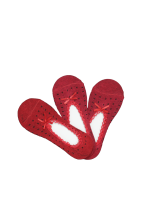 Talpici damă bumbac – set 3 bucăți cu dantelă pe margini