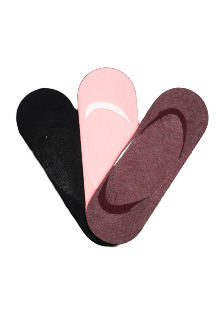 Tălpici damă fără cusături – set 3 culori