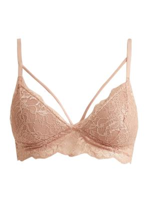 Sutien damă Serena- cu burete, fără push-up, culoare roz pudrat
