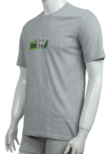 Tricou bărbați cu imprimeu COAL – croială lejeră