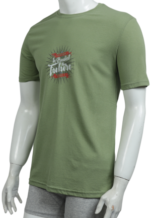 Tricou bărbați cu imprimeu FUTURE – croială lejeră