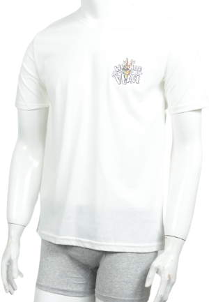 Tricou bărbați cu imprimeu peace – croială lejeră