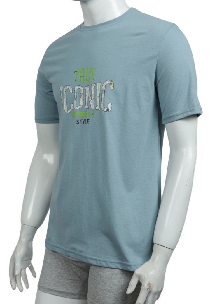 Tricou bărbați cu imprimeu TRUE ICONIC – croială lejeră