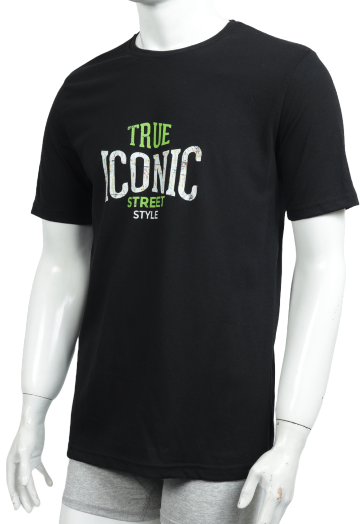 Tricou bărbați cu imprimeu TRUE ICONIC – croială lejeră