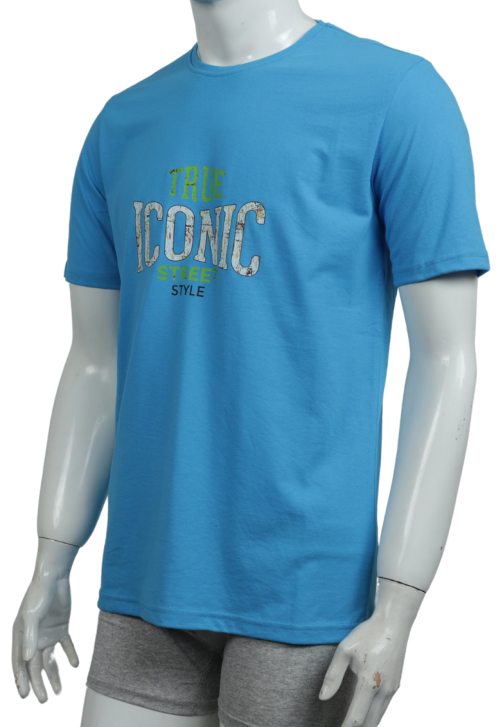 Tricou bărbați cu imprimeu TRUE ICONIC – croială lejeră
