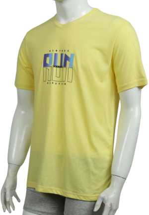 Tricou bărbați cu imprimeu RUN– croială lejeră