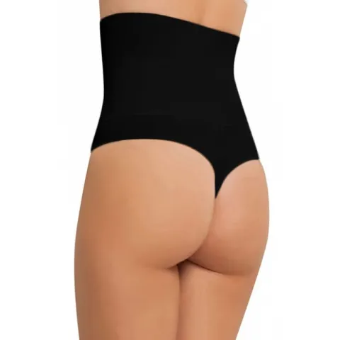 Burtieră Modelatoare cu Chilot Tanga NBB, Negru hover
