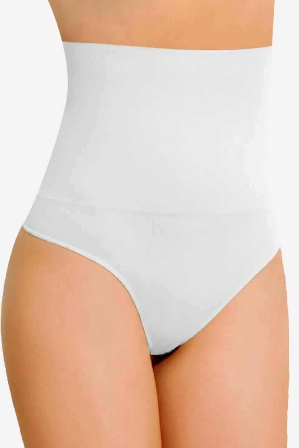 Burtieră Modelatoare cu Chilot Tanga NBB, Alb - 1