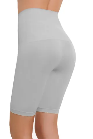 Burtieră modelatoare fără cusături cu pantalon, Alb