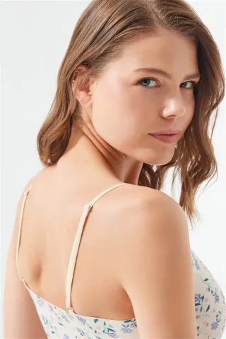 Bustieră pentru femei reglabilă, bretea subțire tăiat cu laser hover