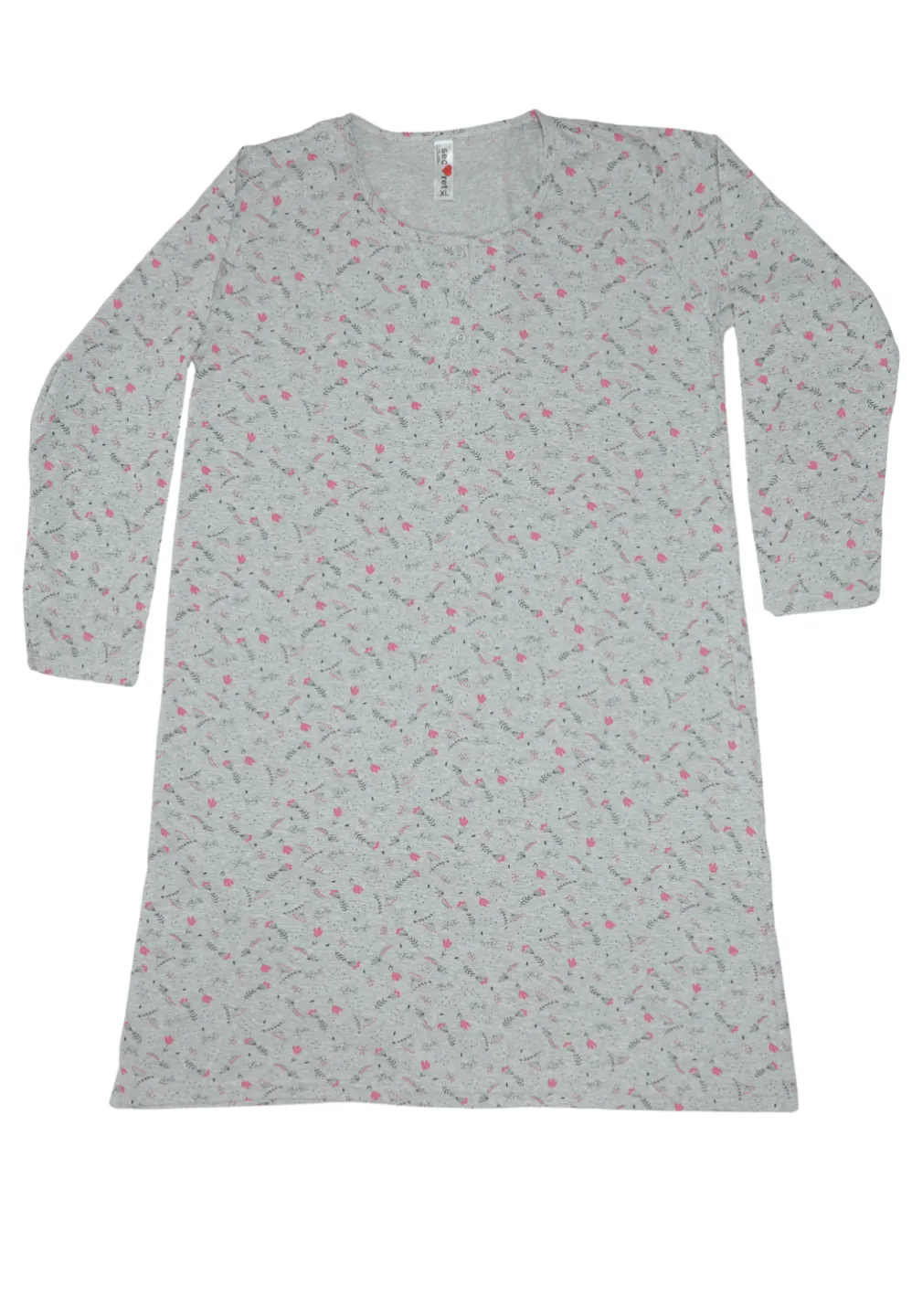 Cămașă de noapte, 100% bumbac, - 1