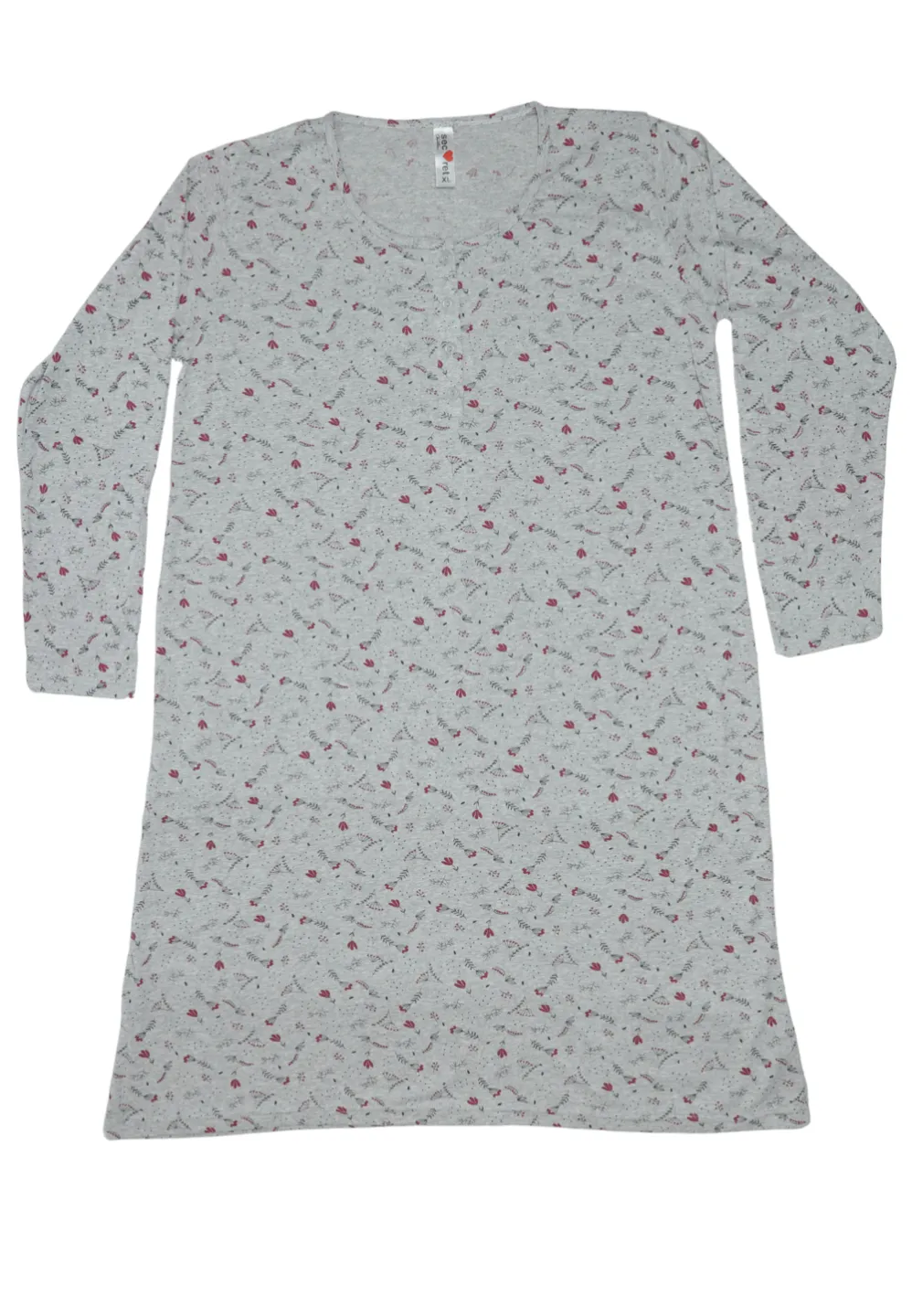 Cămașă de noapte, 100% bumbac, - 1