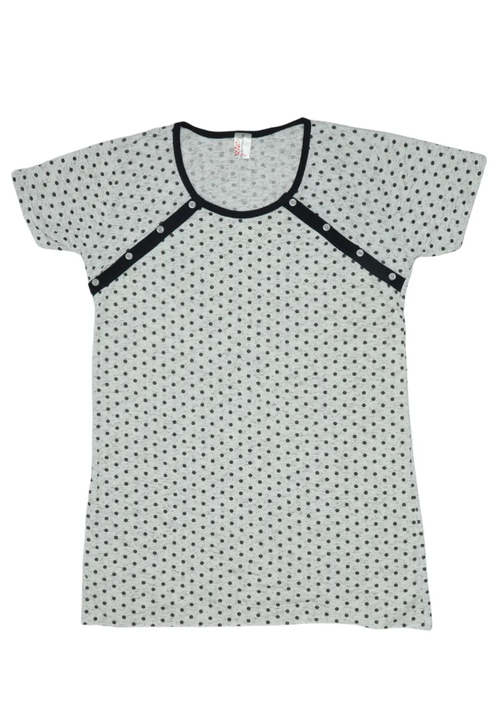 Cămașă pentru alăptat, 100% bumbac, - 1