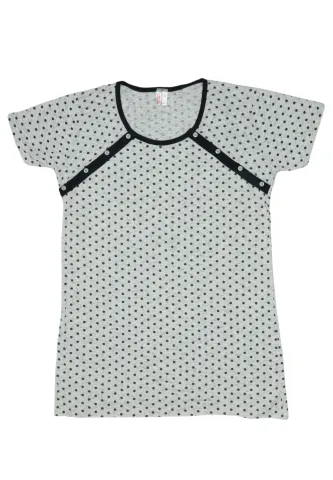 Cămașă pentru alăptat, 100% bumbac,