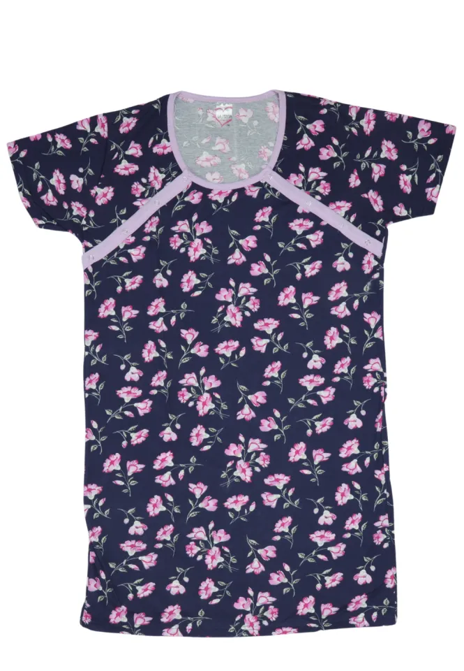 Cămașă pentru alăptat, 100% bumbac