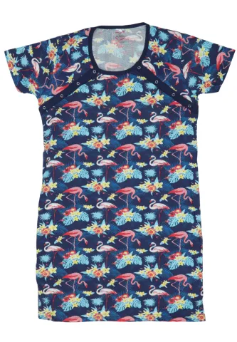 Cămașă pentru alăptat, 100% bumbac