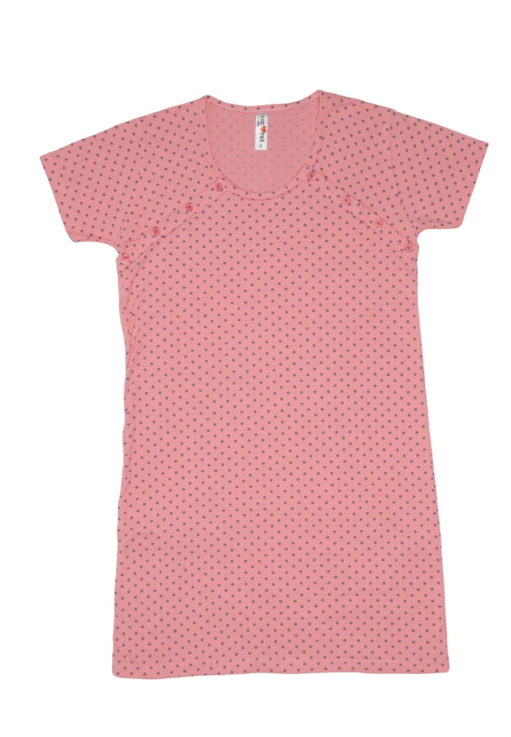 Cămașă pentru alăptat, 100% bumbac - 1