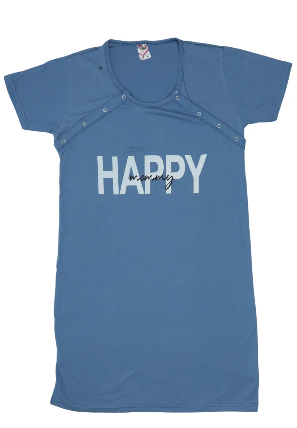 Cămașă pentru gravide de noapte, 100% bumbac, - 1