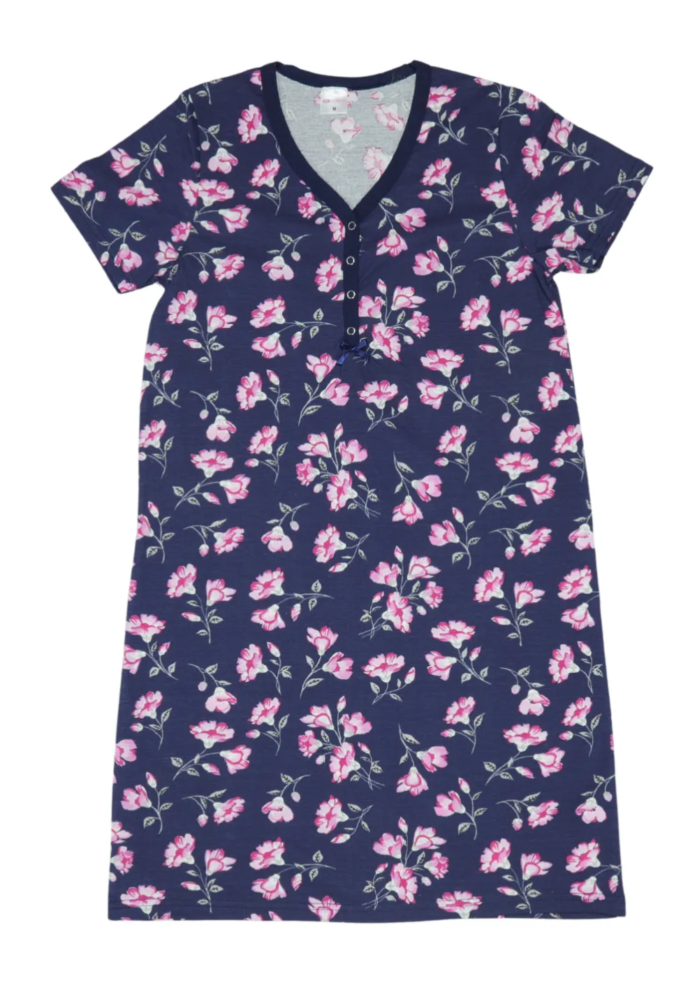 Cămașă pentru gravide de noapte, 100% bumbac - 1