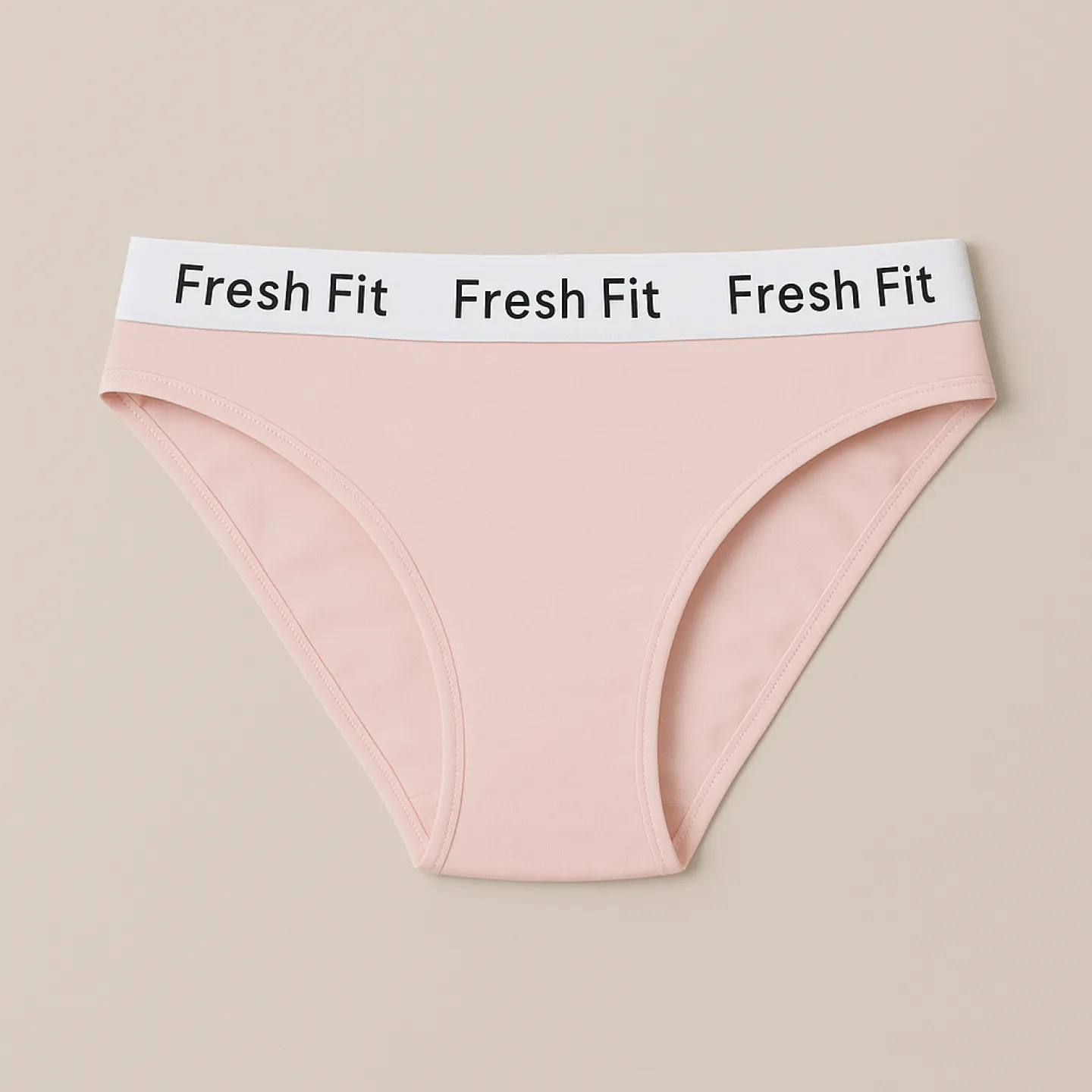 Chilot clasic Fresh Fit din bumbac și elastan-roz - 1