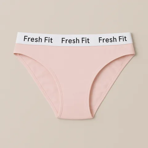 Chilot clasic Fresh Fit din bumbac și elastan-roz