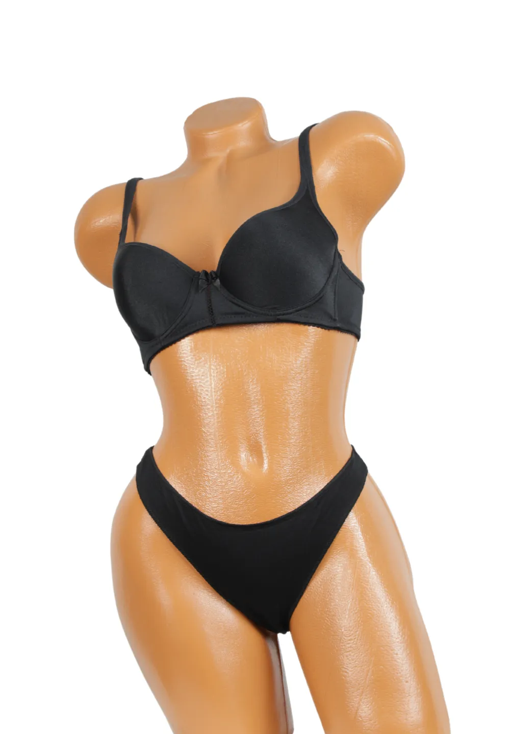 Chilot damă tanga simplu – alb, crem, negru - 2