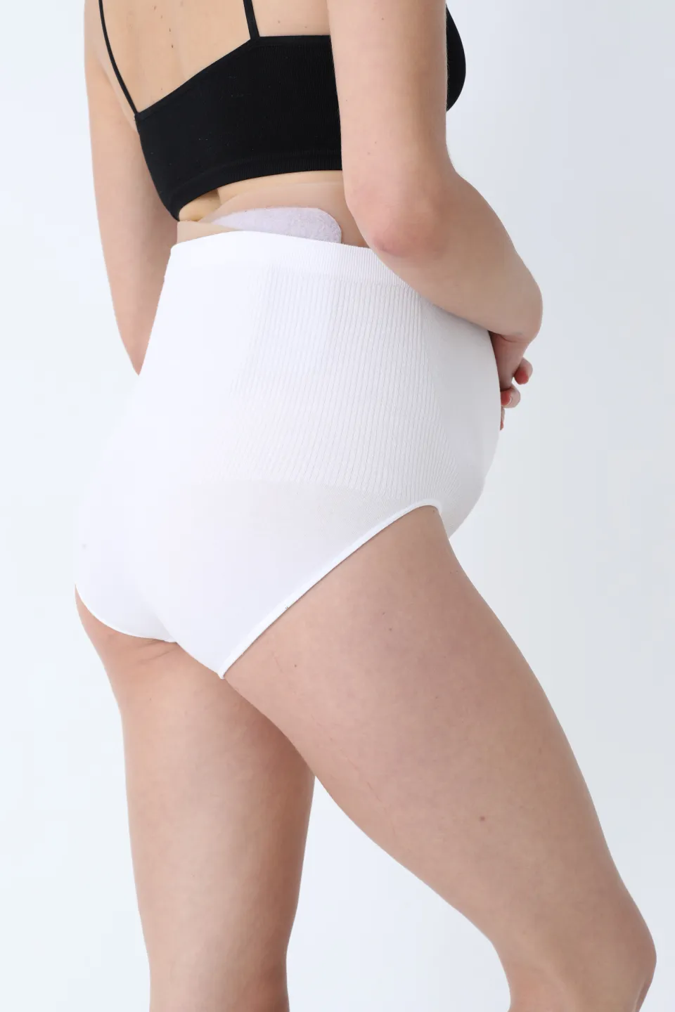 Chilot maternitate din modal – alb - 2