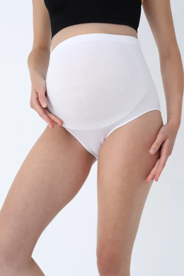 Chilot maternitate din modal – alb