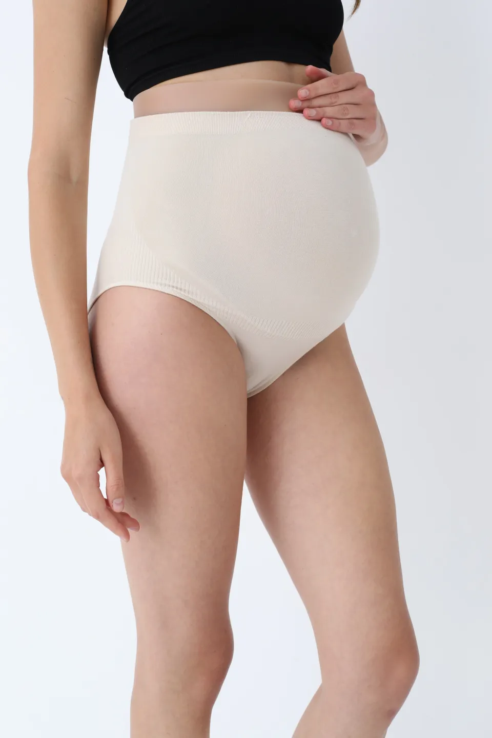 Chilot maternitate din modal – bej - 1