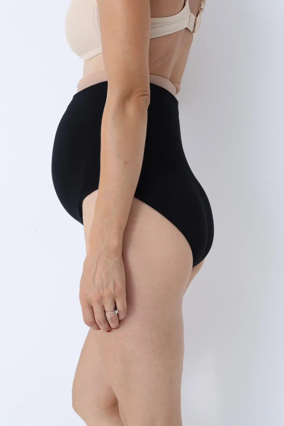 Chilot maternitate din modal – negru - 2