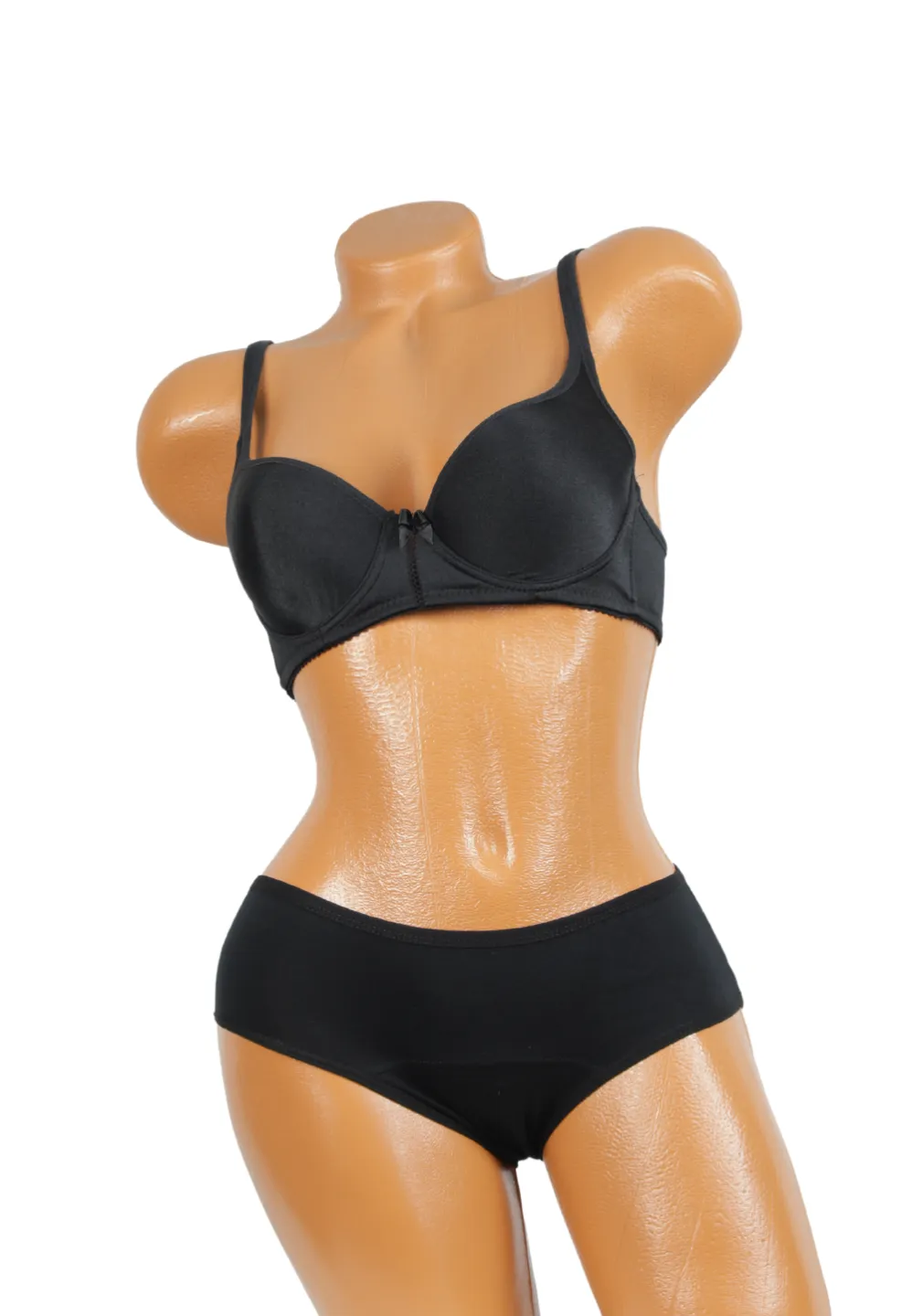 Chiloți damă clasici negri simpli - 1