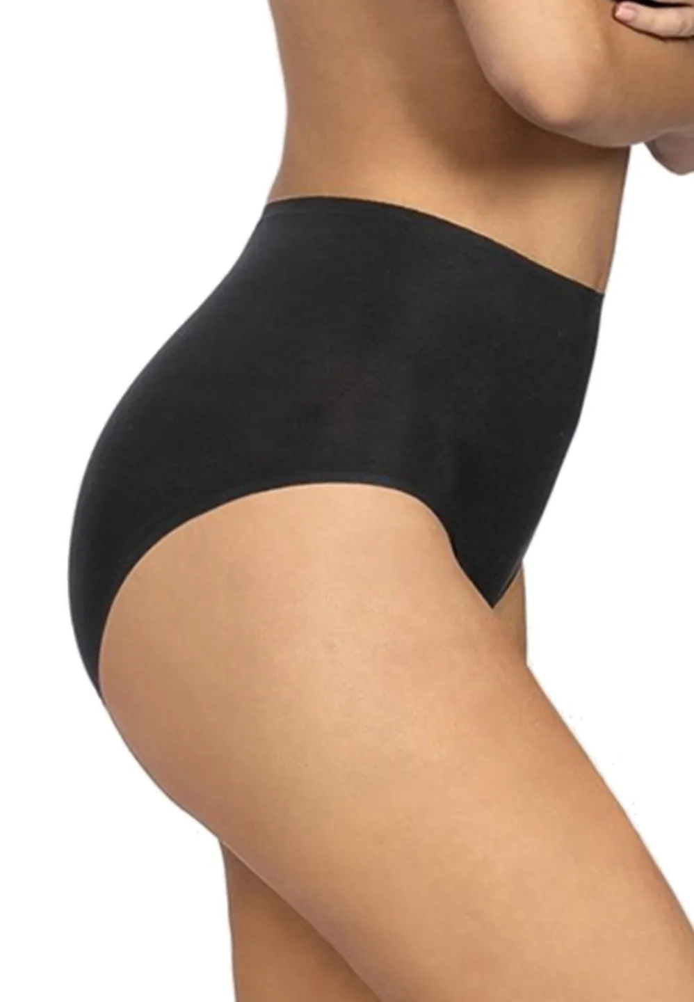 Chiloți Damă Corset Premium, Negru - 1