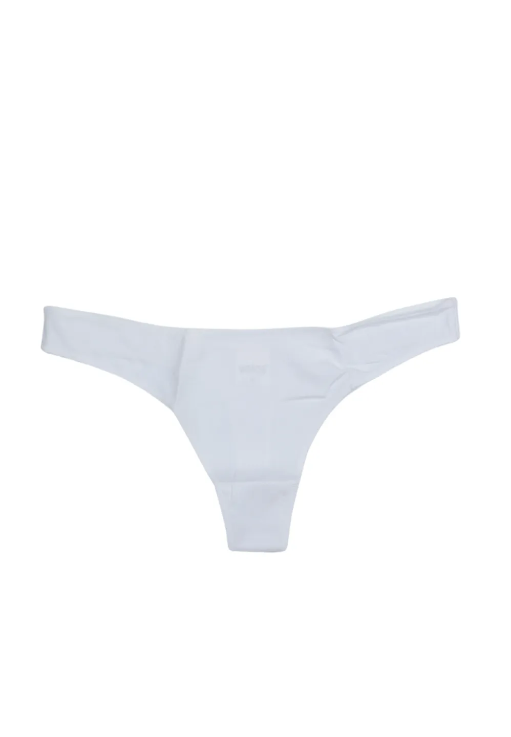 Chiloți Tanga Albi Ultra-Moale și Invisibili - 1