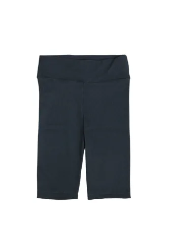 Colanți damă scurți si elastici cu talie înaltă- culoare gri antracit