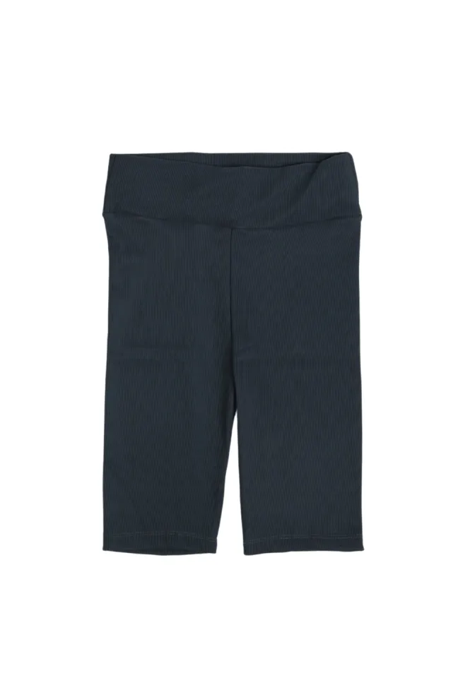 Colanți damă scurți si elastici cu talie înaltă- culoare gri antracit