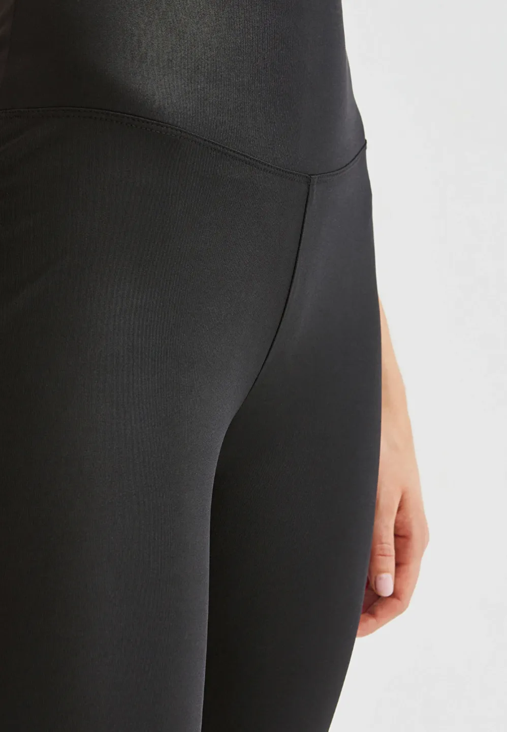 Colanți Penti 120 DEN ,, Wet Look", opaci, mat, culoare gri - 3