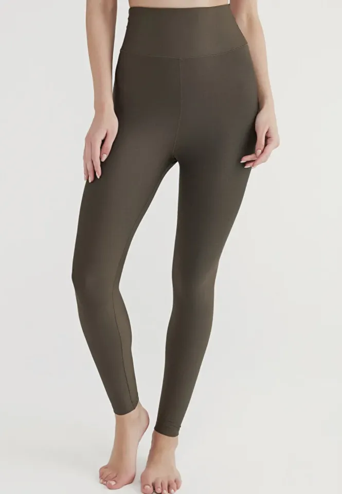 Colanți Penti 120 DEN ,, Wet Look", opaci, mat, culoare kaki