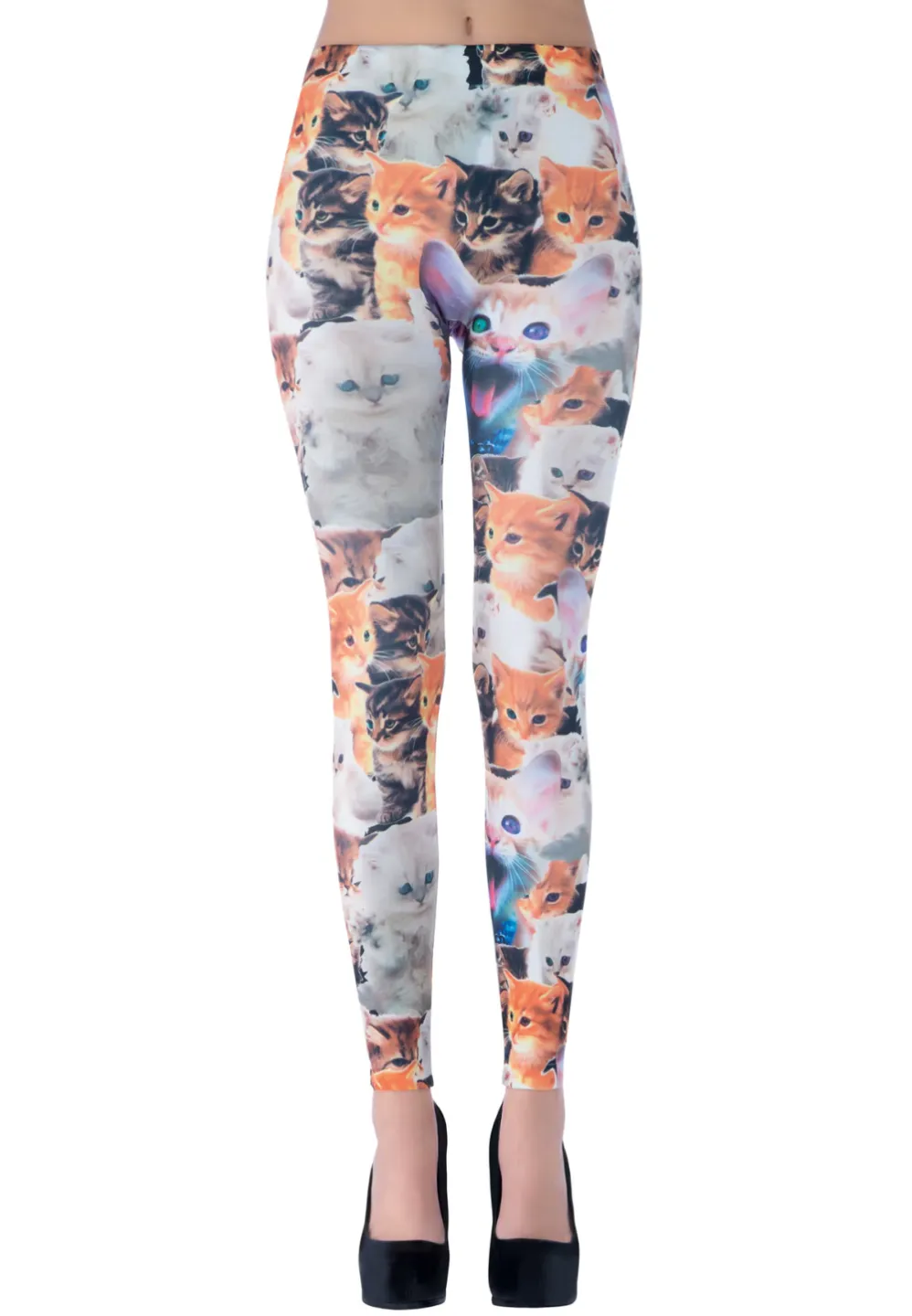 Colanți Penti Imprimeu Pisicuțe – Multicolor, comozi și jucăuși - 1